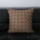 thumbnail image 1 of Cojín de Tela a Cuadros con Rayas Modernas Marrones | Cojín de Sofá para Salón, Dormitorio y Oficina | Almohada de Poliéster de 45 X 45 X 10 Cm con Soporte para Cintura y Espalda y Funda Extraíble, 1 of 6