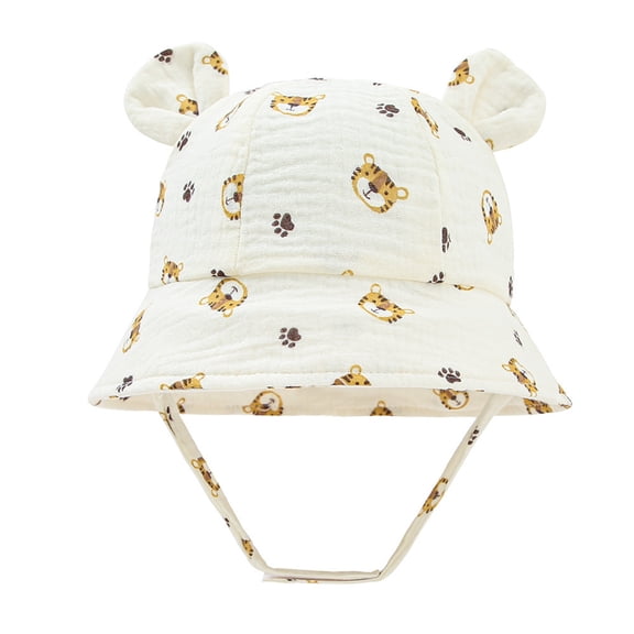 Akiihool Infant Swim Hat UPF 50  Sun Protection Swim Cap Flap Hat for Kids, Quick Drying Sun Hat for Beach Seaside Coffee,3-12 Months