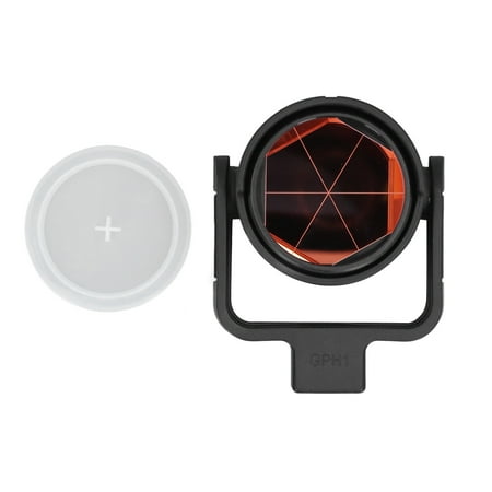 

Copper Coated Prism 65mm Adjustable Brass Connector Round Total Stations Surveying Tool for Leica GPR1 GPH1