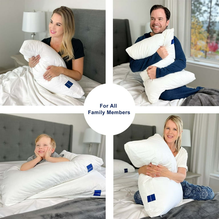 The Meerkat | Supportive Hybrid Pillow with Foam Core