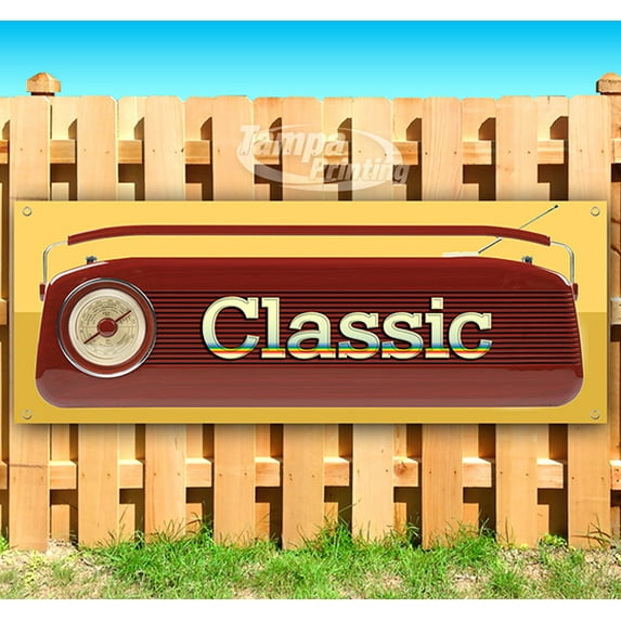 Classic 13 oz Vinyl Banner With Metal Grommets