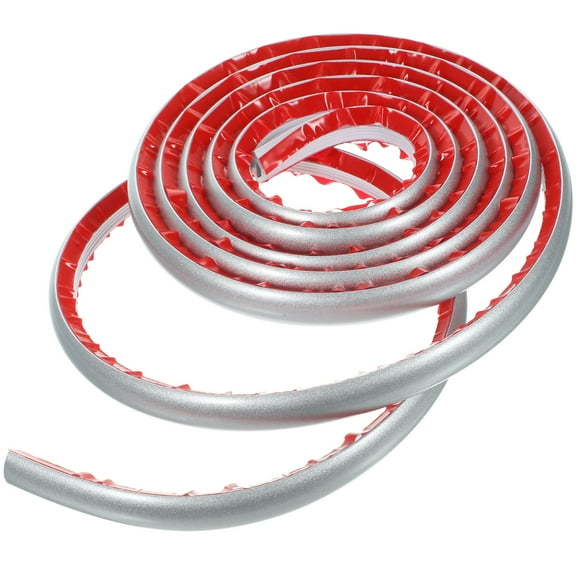 Soimiss Silver Flexible Peel and Stick Corner Trim Self Adhesive Wall Corner Molding Trim