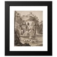 thumbnail image 2 of Joos de Momper the Younger 15x18 Black Modern Framed Museum Art Print Titled - Rocky Coast with a Boat, 2 of 5