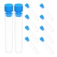 thumbnail image 2 of SHISUYAN 10pcs Clear Test Tubes Kids Test Tubes Plastic Test Tube Clear Storage Tubes with Lids 30ml, 2 of 9
