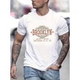 thumbnail image 1 of Brooklyn Graphic s For Male, Casual Relaxed T-shirts For Summer Street Leisurewear Tee For Adult, Men, Women, Teen, Teenager, Adolescent, Youth, 1 of 6