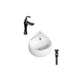 thumbnail image 1 of DROP Bath and Kitchen DR091232 Bathroom Vessel Sink Set, 1 of 5