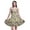 Beige, variant on Bimba Floral Women Sleeveless Mini Flowy Tank Summer Sun Dress Floral Print Dress-Medium