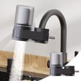 thumbnail image 1 of HOARBOEG Kitchen Home Faucet Water Purifier Faucet Filter Dormitory Tap Water Purifier Dechlorination Pre-filter Small Tool Clearance Black, 1 of 9