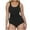 Black Swimsuit, variant on Dagegui 2 Piece Tankini Bathing Suit for Women Side Drawstring Ruched Swim Tops with Bikini Bottoms Solid Color Beach Swimwear Sets Hot Pink S