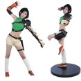 thumbnail image 4 of Disfraz de Yuffie para cosplay, pelucas, pantalones, juego Final Cos Fantasy, trajes verdes sin mangas, ropa para fiesta de Halloween, accesorios, 4 of 5