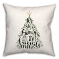 thumbnail image 2 of Creative Products Christmas Tree Words 2 18 x 18 Spun Poly Pillow, 2 of 3