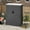 Black, variant on Uforic Outdoor Storage Shed, Vertical Lockable Tool Storage Resin Shed for Garden, Garage, Patio, No Shelves Included, Brown