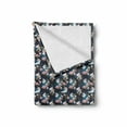 thumbnail image 2 of Birds Soft Flannel Fleece Throw Blanket, Portrayal Illustration of Watercolored Flying Cranes Among Pinky Magnolia Flowers, Cozy Plush for Indoor and Outdoor Use, 60" x 80", Multicolor, by Ambesonne, 2 of 6