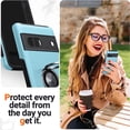 thumbnail image 3 of KOMI for Google Pixel 7 Case, Slim Fit Shockproof Protective Phone Case for Pixel 7, Military-Grade Drop Protection with Ring Kickstand [Magnetic Car Mount Feature] Case for Google Pixel 7 Sierra Blue, 3 of 5