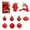 #5, variant on LOWLHOME Christmas Ornament Set Assorted Hanging Baubles Gift Box Variety Shaped Tree Decorations For Holiday Party