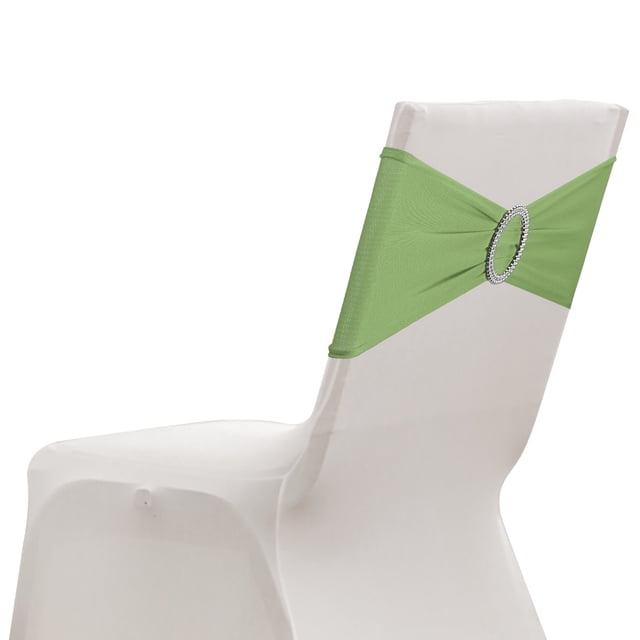 Uxcell 20 Paquete Fundas para Sillas, Banda de Cubierta de Silla Elástica con Hebilla Deslizante, Lazos de Poliéster