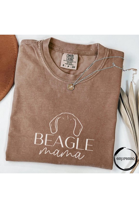 Beagle Mama Dogs Ears Beagle Dog Owner T-Shirt All Size S-3XL