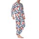 thumbnail image 2 of Balery Red Lobster Pijama para Hombre de Dos Piezas con Manga Larga, Conjunto de Dormir y Descanso Suave con Bolsillos-Medium, 2 of 7