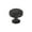 Matte Black, variant on Amerock Winsome 1-1/4 inch (32mm) Diameter Champagne Bronze Cabinet Knob, 2 Pack