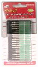 20 Pc Rotary Diamond Burr Set for Dremel Tool