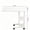 White, variant on SUSUZI 24" Rolling Laptop Desk, Height Adjustable Mobile Laptop Table with 3-Tier Storage Shelves and Wheels, Black