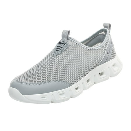 

ZIZOCWA Womens Black Slip On Shoes Women S Wedge Sneaker Fashion Summer Women Mesh Hollow Breathable Comfortable Lightweight Thick Sole Womens Memory Foam Running Shoes