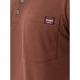 thumbnail image 6 of Wrangler Workwear Men's Short Sleeve Pocket Henley T-Shirt, Sizes S-5XL, 6 of 7