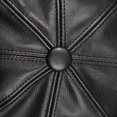 thumbnail image 6 of Man Genuine Leather Newsboy Cap Women Winter Baseball Caps Gatsby New Painter Hats Black Color ,Soft Feel, 6 of 6