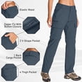 thumbnail image 4 of FEN AI Hiking Pants Women Zip Off Pants Lightweight Quick Dry Cargo Trousers Convertible Shorts, 4 of 9