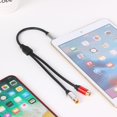 thumbnail image 2 of 3,5 mm macho a 2RCA hembra Cable Aux Cable estéreo salida Audio Splitter adaptador FLhrweasw  Nuevo, 2 of 9