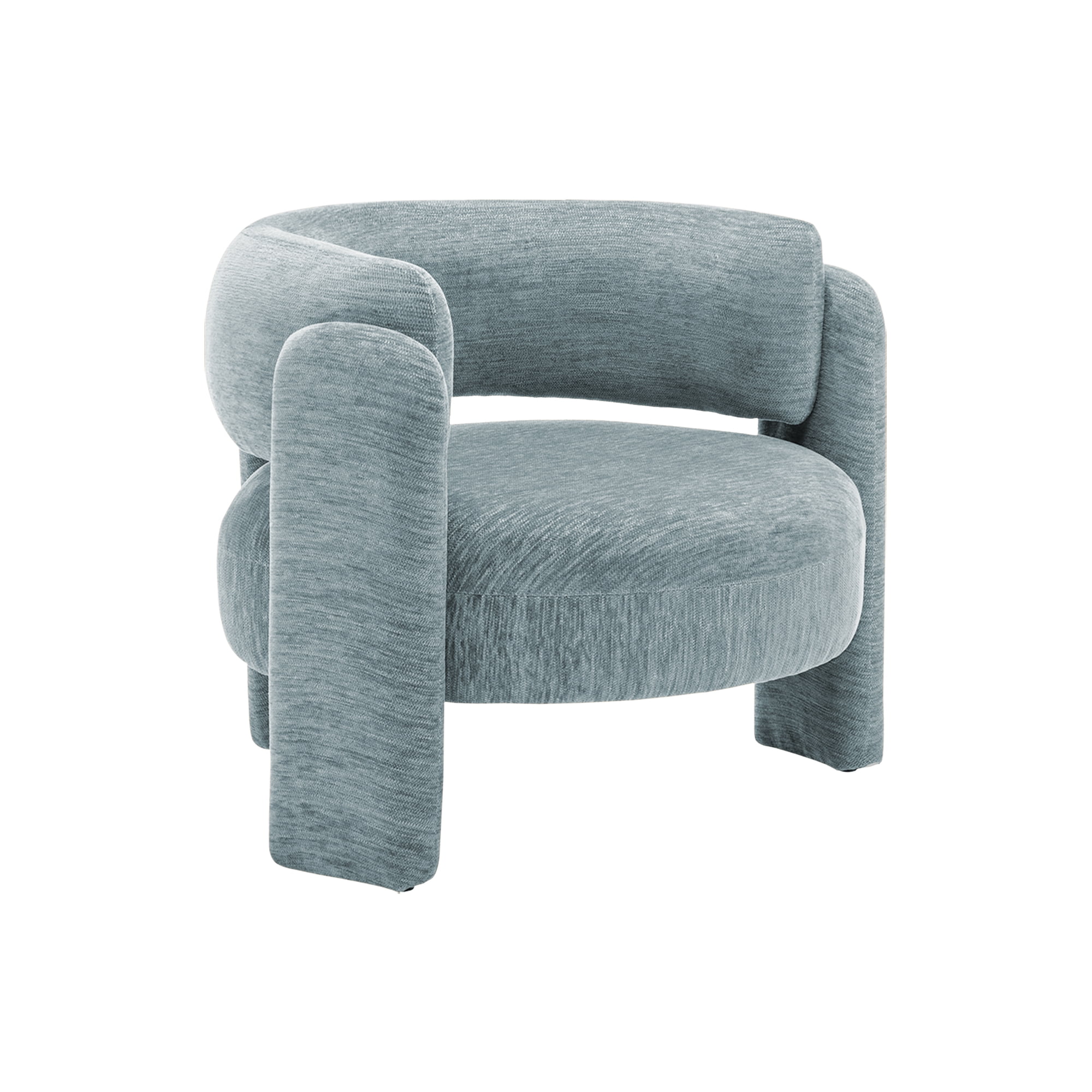 Monarch Specialties - I 8017 Accent Chair 29 H Upholstered Living Room Bedroom Light Blue Fabric