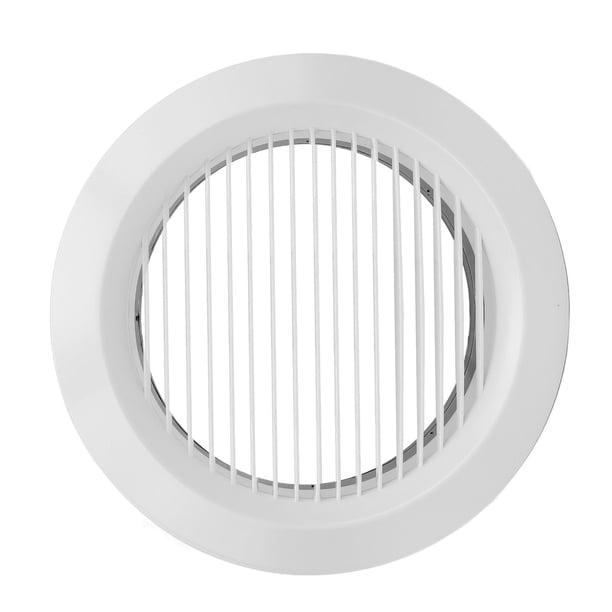 Cubierta De Ventilación Redonda, Rejilla De Ventilación De Aire Blanca De 200 Mm, Uso Versátil, Fácil Instalación Para El Hogar, Baño, Cocina