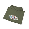 thumbnail image 3 of Speedboat Willy World Industries 2000s Skateboard Vintage Classic Hoodie Print - 2XL / Military Green, 3 of 5
