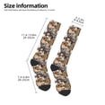thumbnail image 5 of Fotbe Cut Cats print Women's Men's Novelty Crew Socks Cotton Socks Knee High Socks for Walking,Running,Nurses,Pregnancy, 5 of 9