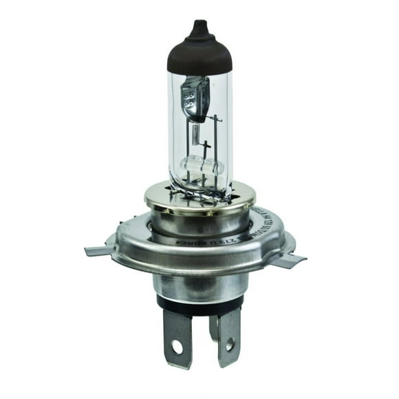 Hella Headlight Bulb H4 Halogen Bulb; 60/55 Watt; 12 Volt; White Beam Color; 3200K Light Color Temperature; Single; Off-Road Use Only