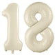 thumbnail image 1 of Globo LVMOQIQIU, 40 pulgadas, blanco, número 18, blanco crema, 2 unidades, 1 of 6
