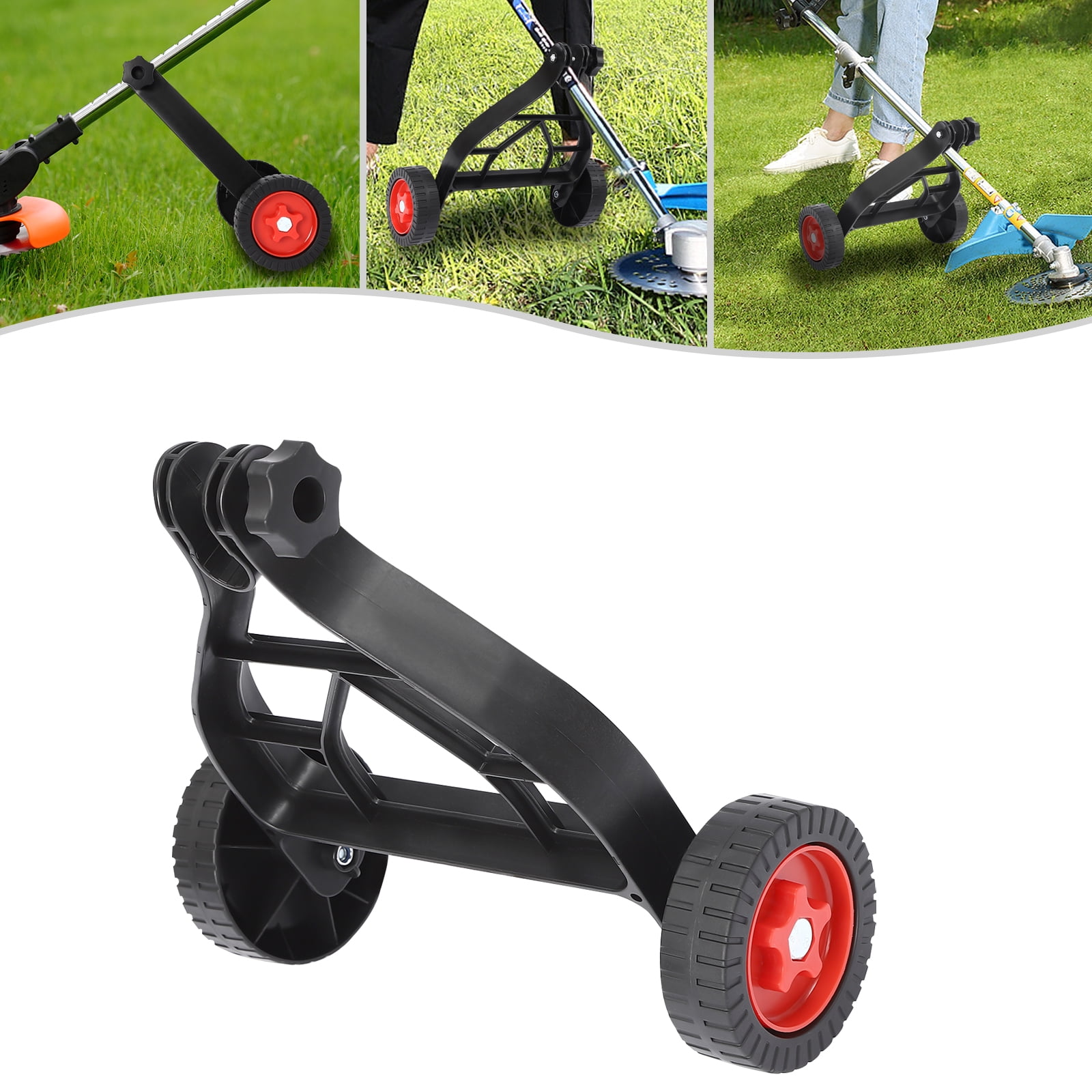 Reliable Lawn Mower Support Part, Easy Installation, Supports 15.43lbs, Compact Design with Disassemblable Wheels for Convenient Storage