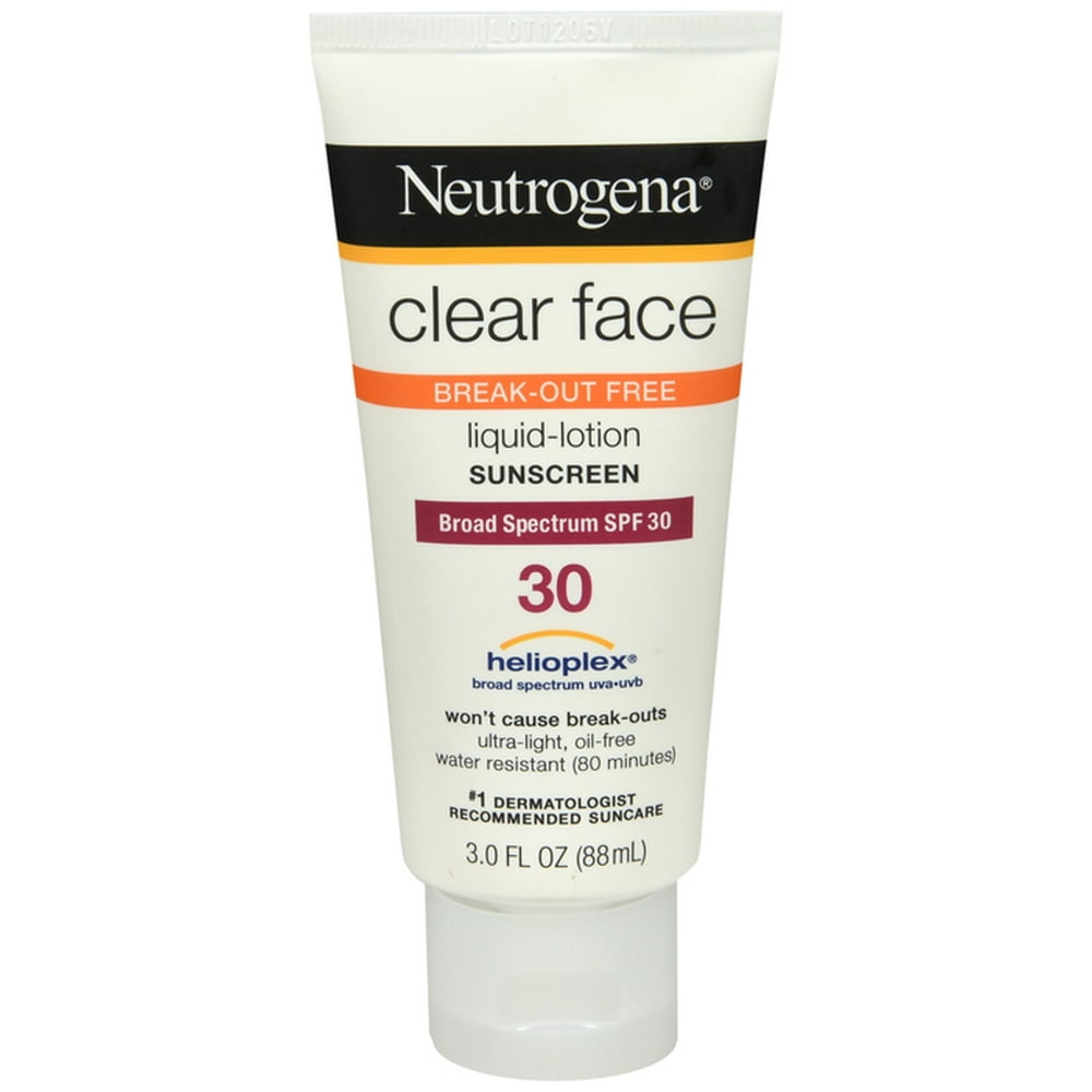 Neutrogena Clear Face Liquid Lotion Sunscreen For AcneProne Skin