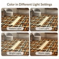 thumbnail image 7 of ODIKA 5'x7' Ultra-Soft Area Rug, Halloween Bat Welcome Spooky Checkered Plaid Front Door Border None Washable, Bare feet friendly, Silk-Touch for Bedroom Home office, 7 of 7