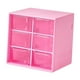 thumbnail image 2 of Mini Cajón Organizador Perfecl para Escritorio Rosa 6 Cajones, 2 of 8
