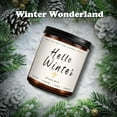 thumbnail image 4 of Hello Winter Candle - Soy Scented for Christmas, Home & Gifts, 4 of 7
