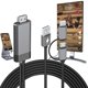 thumbnail image 1 of Adaptador HDMI Micro USB tipo C Cable MHL 2 en 1 para Android, 1 of 9