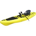 thumbnail image 1 of BKC PK13 13' Pedal Drive Fishing Kayak W/ Rudder System, Paddle, Upright Back Support Aluminum Frame Seat, 1 Person Foot Operated Kayak, 1 of 6