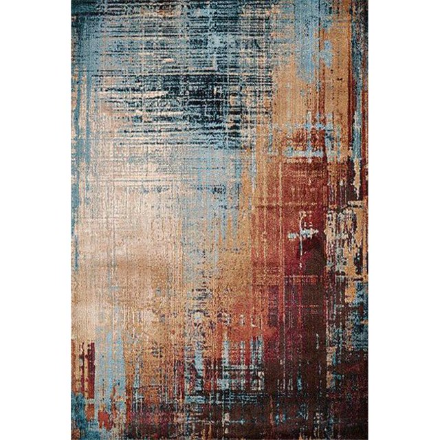 United Weavers 3000 00675 58 Tapis de Zone 5 Pi. 3 Po. x 7 Pi. 2 Po. Jules, Multicolore
