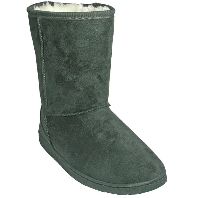 Bottes en Microfibre de 9 Po pour Femmes Dawgs Grises Taille 5