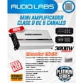 thumbnail image 2 of Amplificador Mini 5 Canales Audio Labs MONSTERMINI5 3000 Watts Clase D, 2 of 6