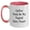 White/Pink, variant on Funny Payroll Clerk Gifts from Friends, Coworkers, or Family - 'Coffee Gives Me My Payroll Clerk Power' Two Tone Coffee Mug for Graduation