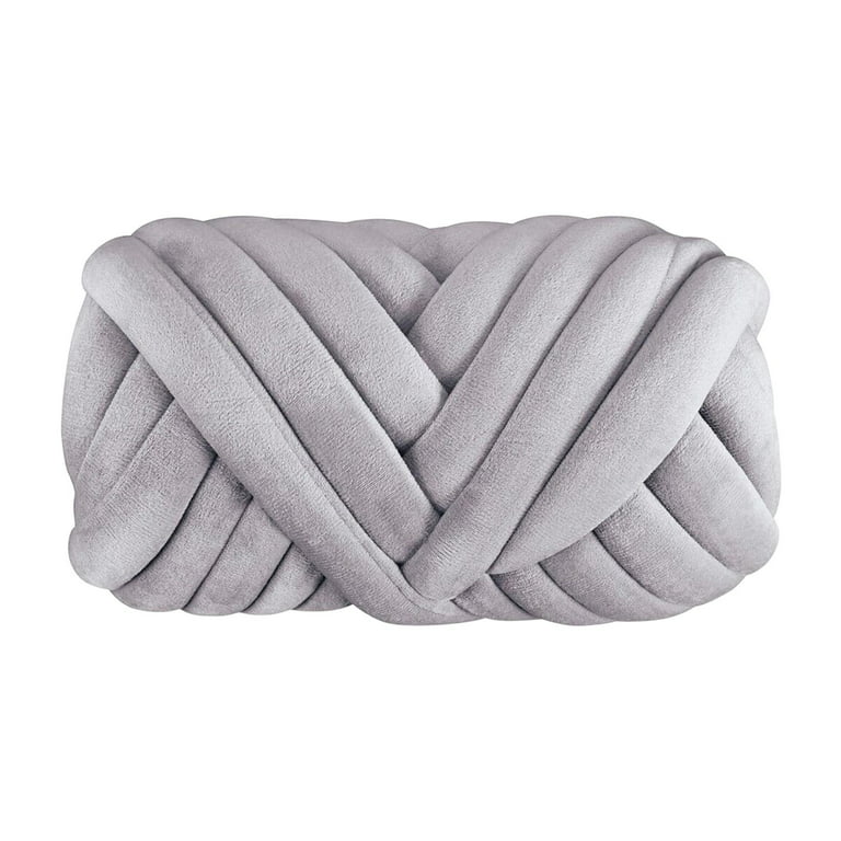 Cloth Polyester Chunky Yarn Jumbo Tubular Yarn Knitting 250G Hand Knit Soft  Washable Bulky Yarn for Baskets, Rug Making, Macrame, DIY Cushion Light