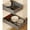 grey, variant on 2 Pack Pull Out Cabinet Organizer, No Drill Slide Out Under Cabinet Storage Shelf, 2 Tier Removable Kitchen Pantry Bathroom Cabinet Organizers