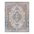 thumbnail image 2 of Unique Loom Lola Collection Area Rug - Traditional (7' 10" x 10' 2" Rectangle Blue/Gray), 2 of 11